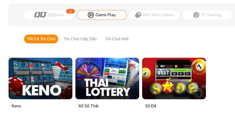 Xổ Số Và Trò Chơi Khác